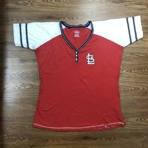 Majestic Fan Fashion, St. Louis Cardinals Activewear Jersey, Ladies Junior L